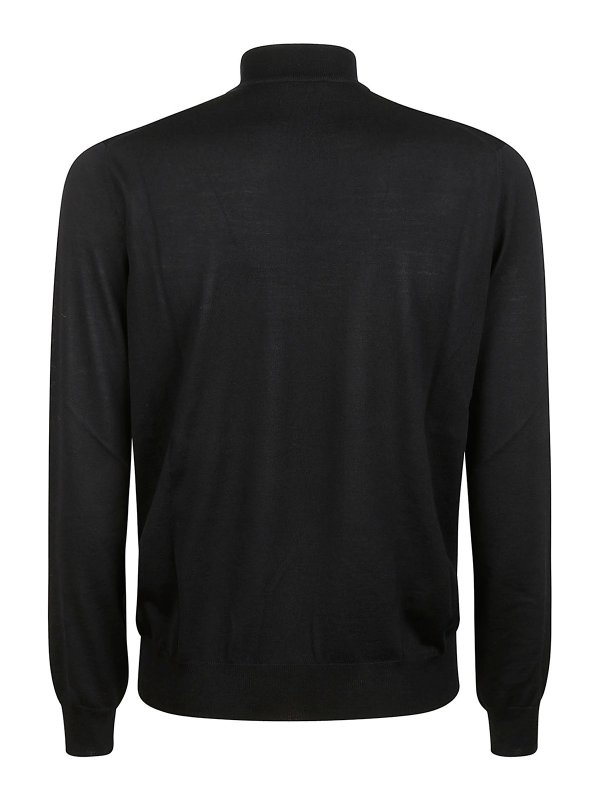 HINDUSTRIE: Strickpullover mit Rundhalsausschnitt online - Rundhalspullover - Dunkelblau