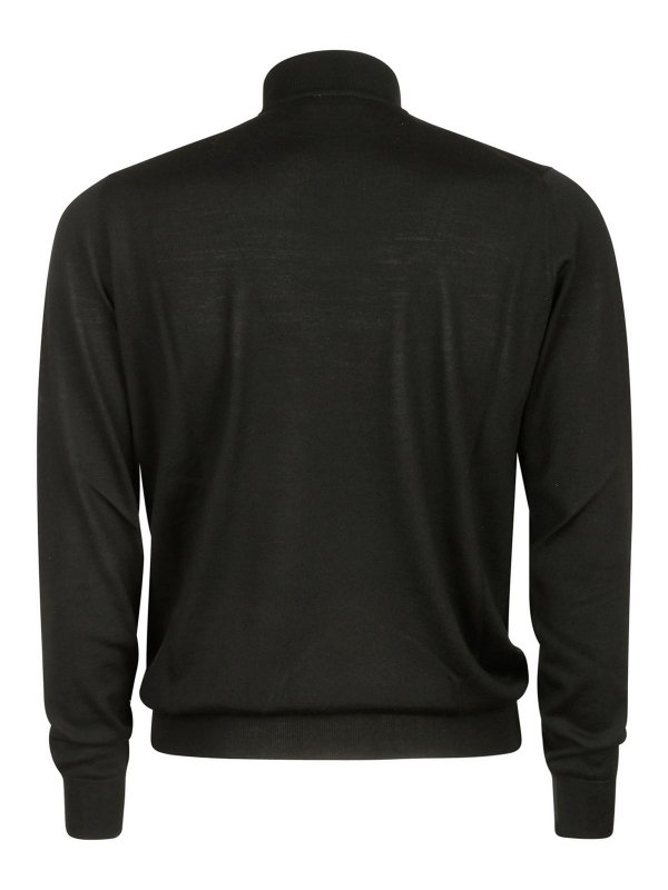 HINDUSTRIE: crew necks online - Mockneck ls royal merino