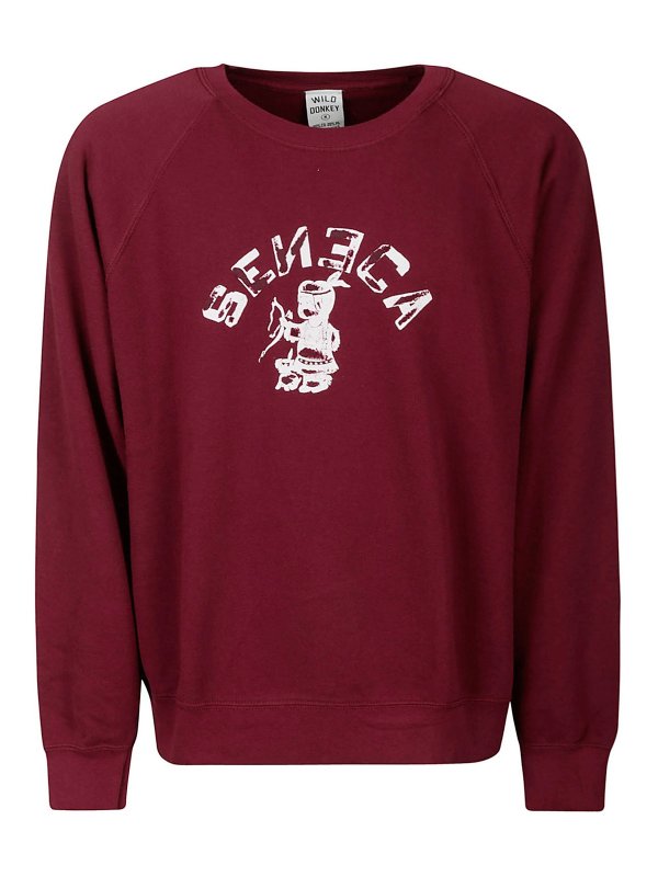 WILD DONKEY: Sweatshirts und Pullover - Sweatshirt - Bordeaux