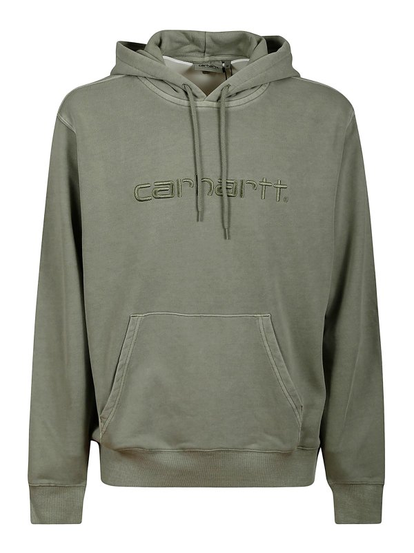 CARHARTT: Felpe e maglie - Spolverino felpato con cappuccio