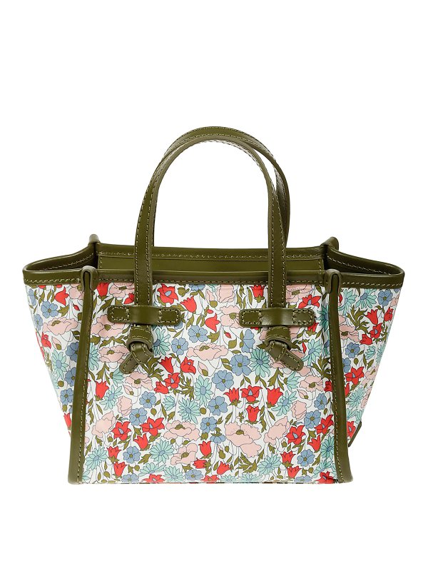 GIANNI CHIARINI: トートバッグ - クロスボディバッグ - ダークグリーン