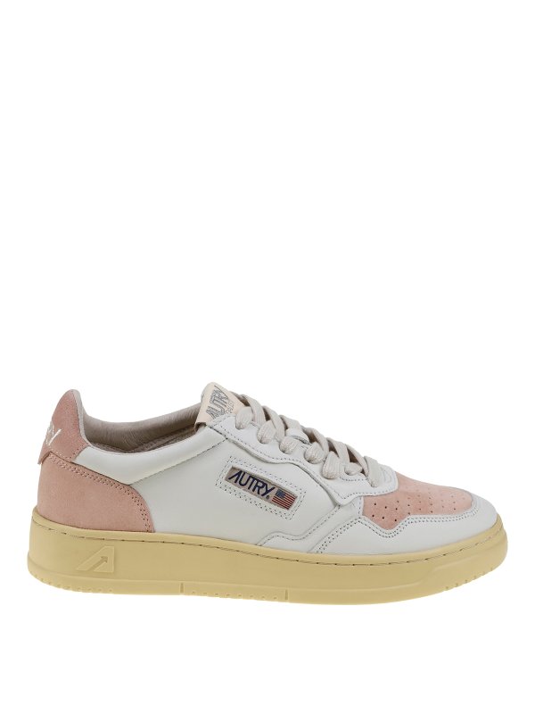 AUTRY: trainers - Autry 01 low suede leather