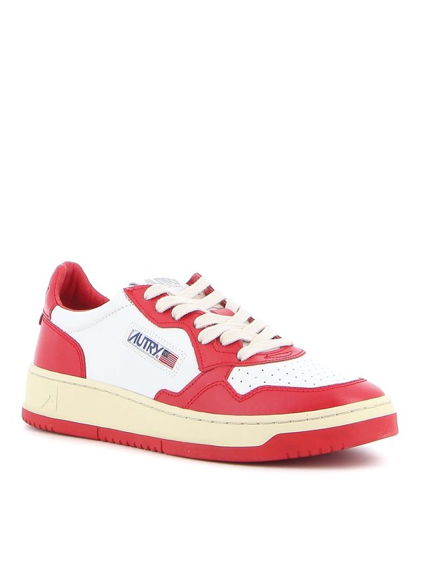 AUTRY: trainers - Autry 01 low leat leat