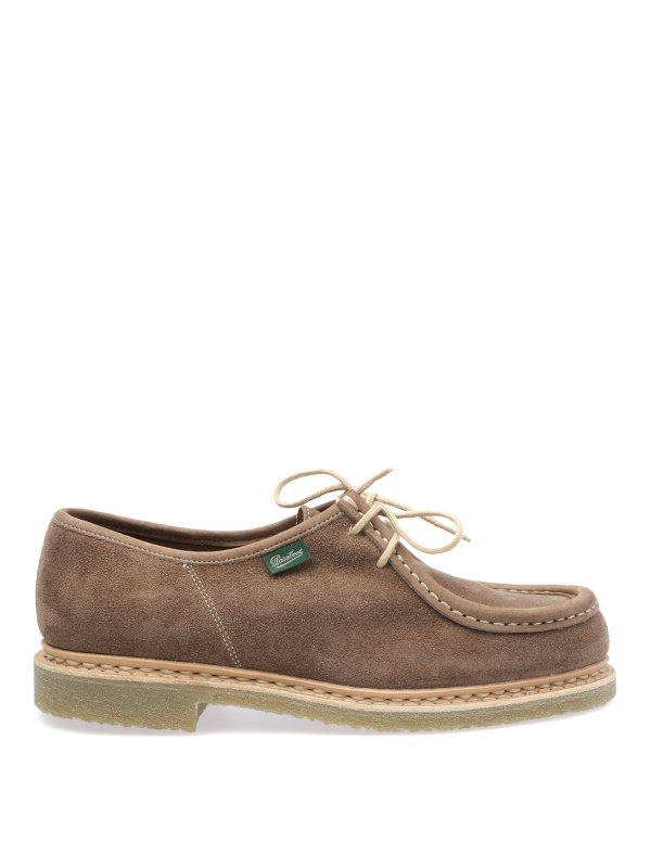 Mocassins Bâteau Femme Paraboot En Nubuck Beige - Taille 39 (UK 6) - Occasion Bon État