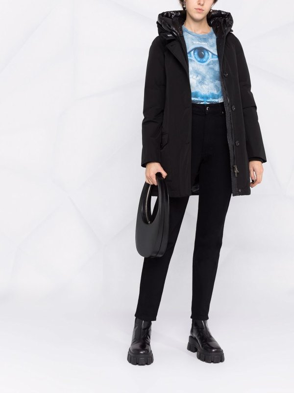 WOOLRICH: ダウン・ハイテクコート online - パーカー - 黒