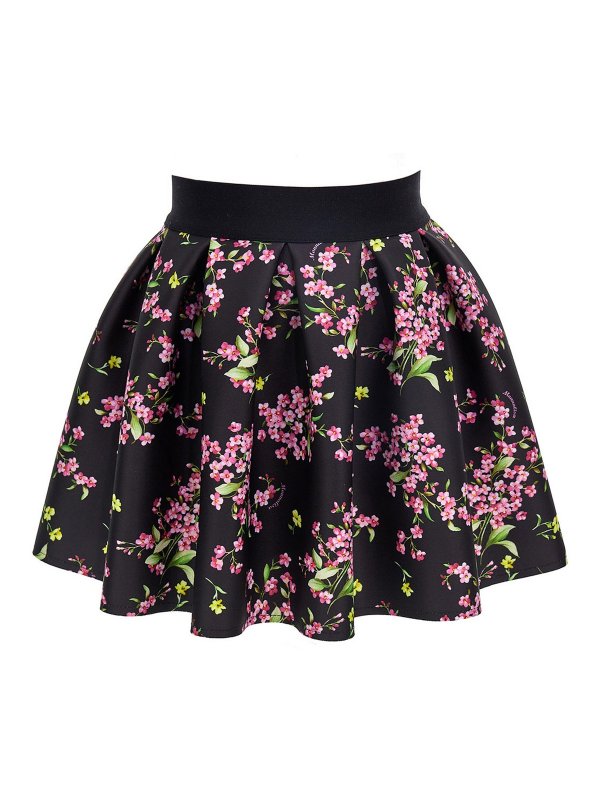 MONNALISA: Knee length skirts & Midi - Patterned skirt