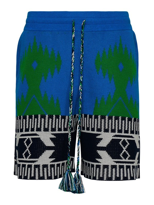 ALANUI: Shorts - Short - Bleu