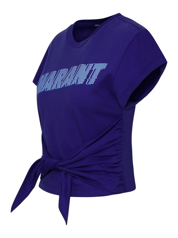 ISABEL MARANT: Tシャツ online - ポロシャツ - ブルー