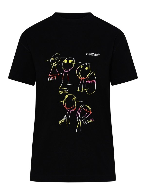OFF-WHITE: Polos - Polo - Negro