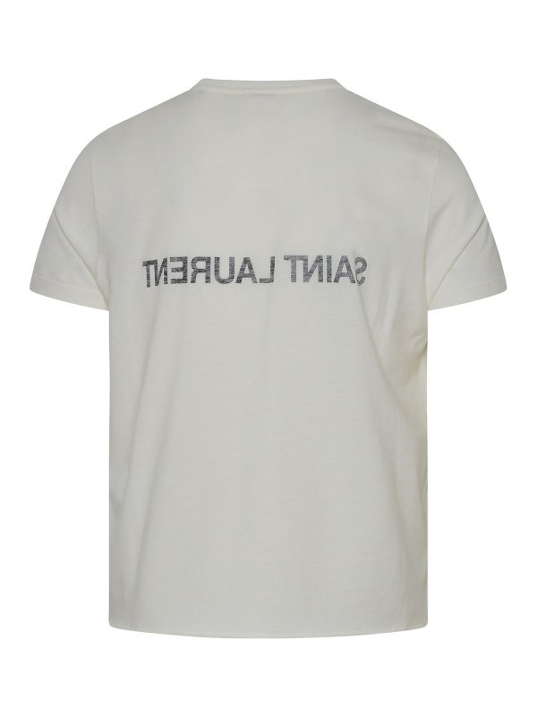 The Best Shops SAINT LAURENT: polo shirts - Cotton T-shirt