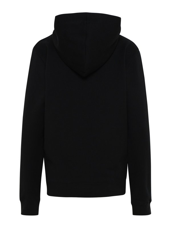 iKRIX SAINT LAURENT: crew necks - Black cotton sweatshirt