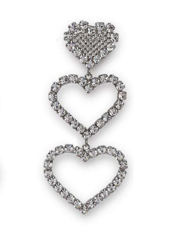 ALESSANDRA RICH: orecchini online - Orecchini in ottone argento