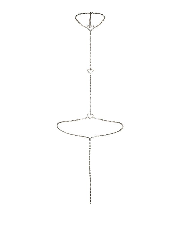 ALESSANDRA RICH: ネックレス - ブレスレット/バングル - 銀