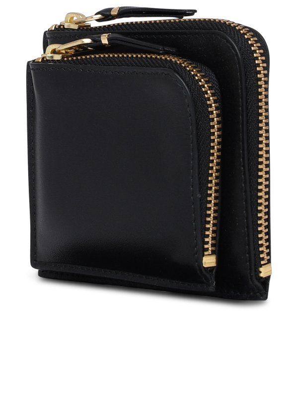 COMME DES GARÇONS WALLET: wallets & purses online - Black leather wallet