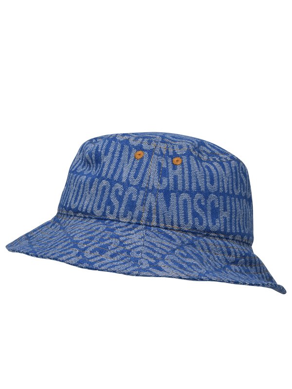 iKRIX MOSCHINO: cappelli - Cappello in misto cotone blu
