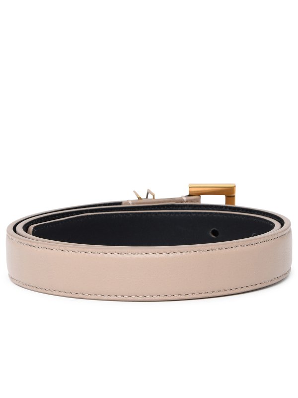 iKRIX SAINT LAURENT: belts - YSL belt in beige leather
