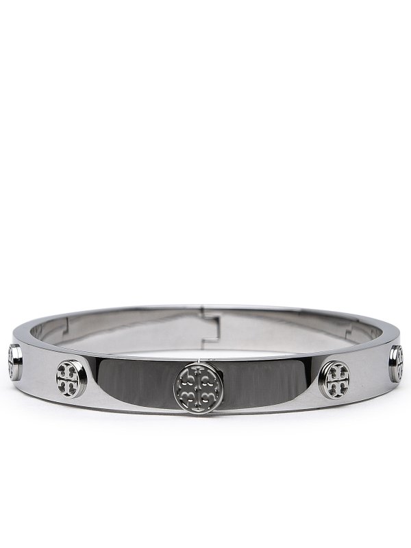 TORY BURCH: Bracelets & Bangles online - Miller bracelet in silver steel