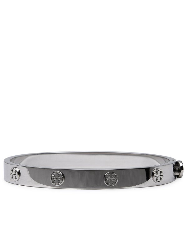 Miller bracelet in silver steel shop online: TORY BURCH