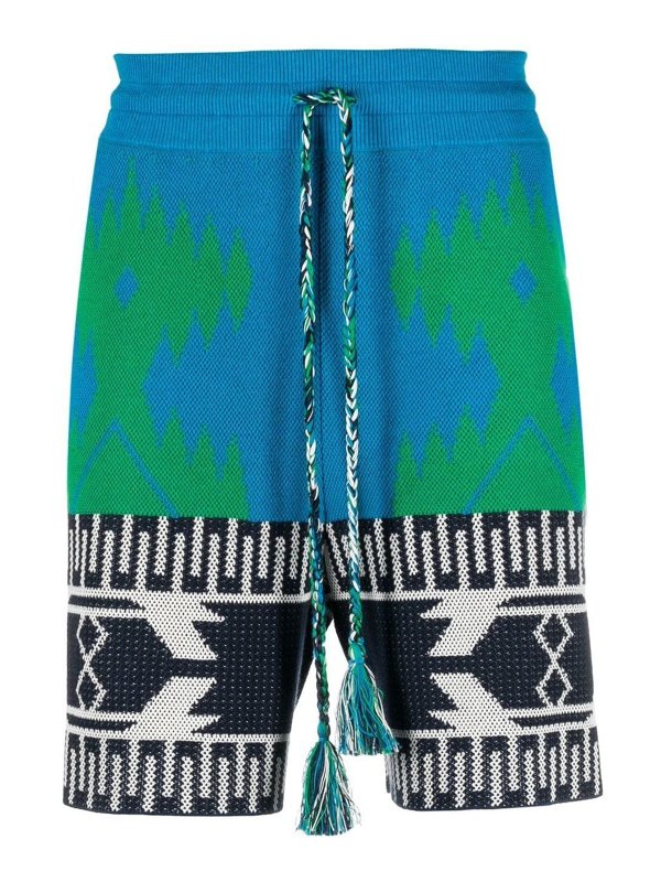 ALANUI: Hosen Shorts - Shorts - Blau