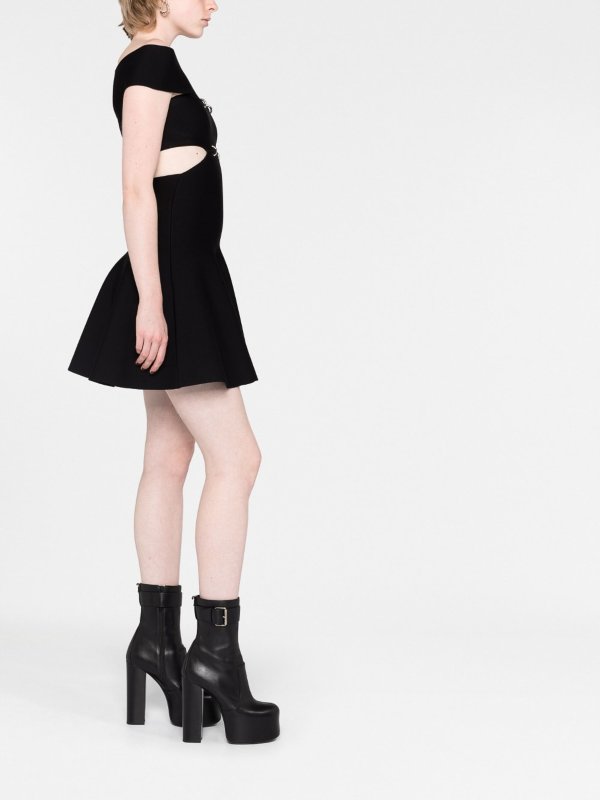 iKRIX ALEXANDER MCQUEEN: Cocktailkleid - Schwarz