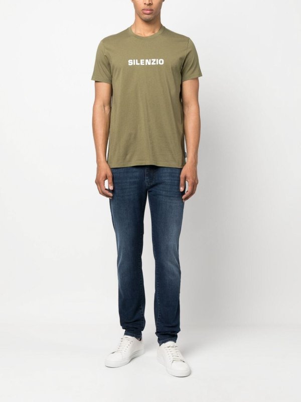 ASPESI: T-shirts online - T-shirt - Vert