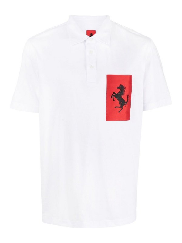 FERRARI: Polos - Polo - Blanco