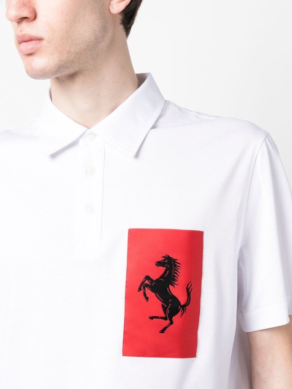 FERRARI buy online Polo - Blanco