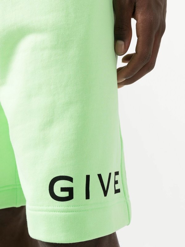 GIVENCHY buy online Logo-print track shorts