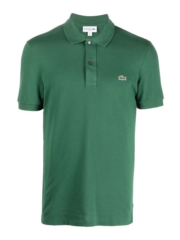 LACOSTE: polo shirts - Logo-patch polo shirt