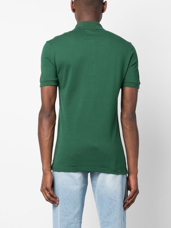 LACOSTE buy online Logo-patch polo shirt