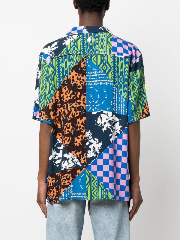 Marcelo Burlon County Of Milan: Camisas online - Chaqueta Casual - Azul