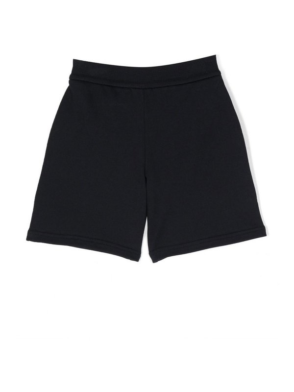 MONCLER JR: トラウザーショーツ online - ショートパンツ - ダークブルー