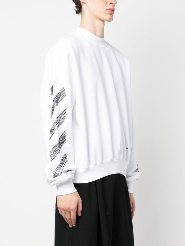 OFF-WHITE buy online Rundhalspullover - Weiß