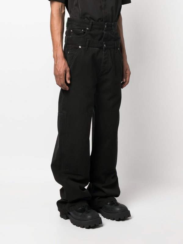 UNDERCOVER: Black Layered Trousers | SSENSE