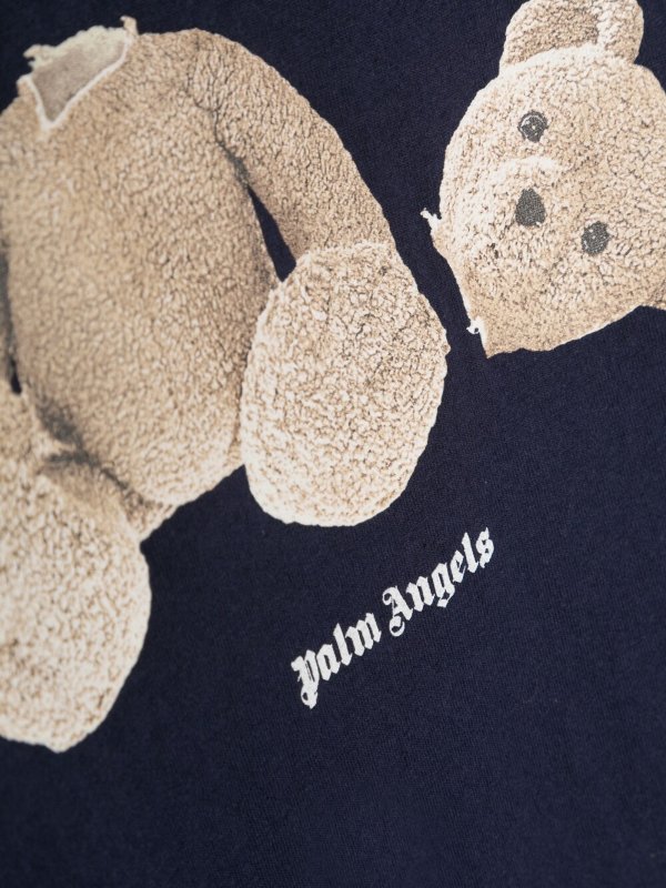 Palm Angels: Camisetas online - Vaqueros Rectos - Azul