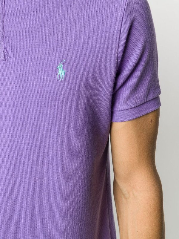 POLO RALPH LAUREN buy online Lilac purple cotton piqu cotton polo shirt