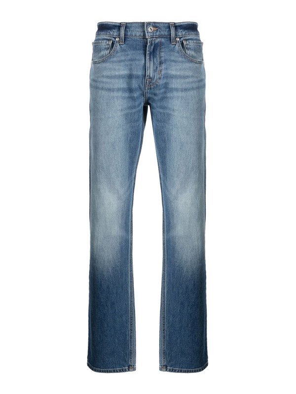 SEVEN: jeans dritti, a sigaretta - Jeans a gamba dritta con patch logo