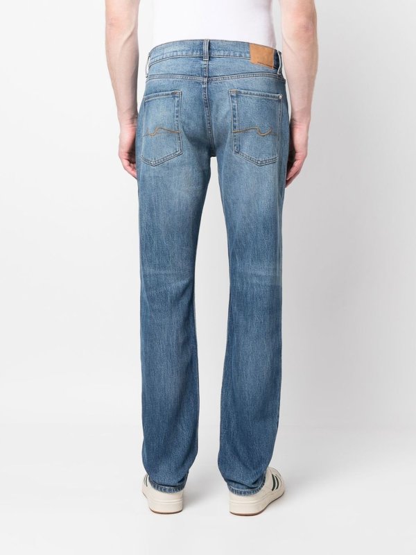 SEVEN buy online Jeans a gamba dritta con patch logo