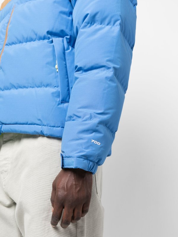 iKRIX THE NORTH FACE: Two-tone padded down jacket