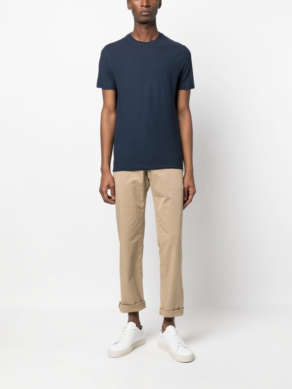 ZANONE: クルーネック online - クルーネック - ブルー