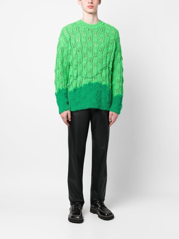 iKRIX ANDERSSON BELL: Strickpullover mit Rundhalsausschnitt - Rundhalspullover - Grün