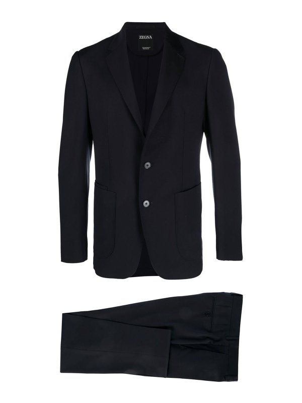 ZEGNA: formal suits - Notched-lapels single-breasted blazer