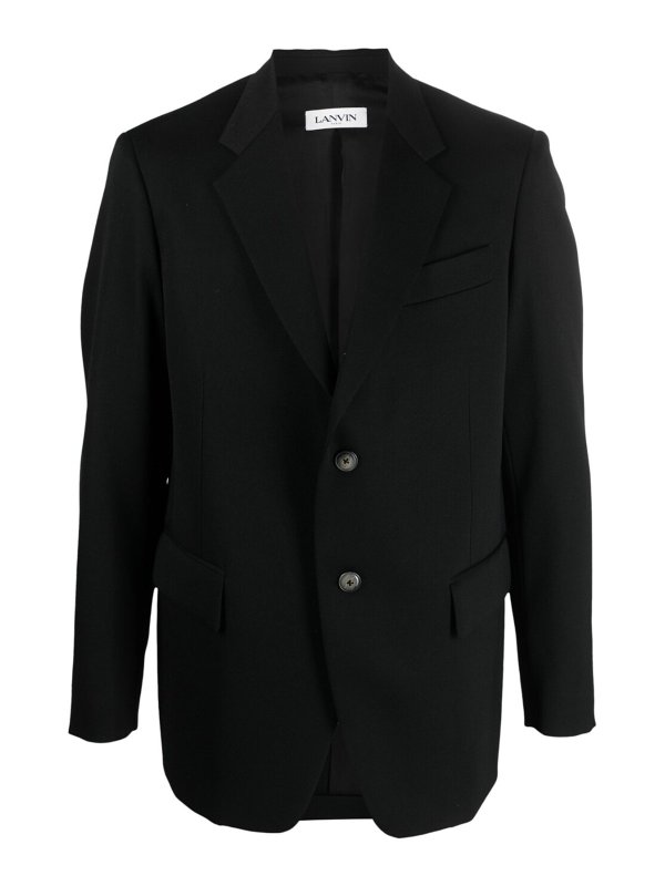 LANVIN: ブレザー - ブレザー - 黒