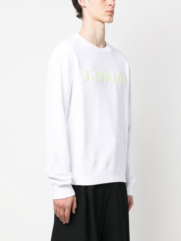 The Best Shops LANVIN: Sweatshirts & Pulls - Pull Col Rond - Beige