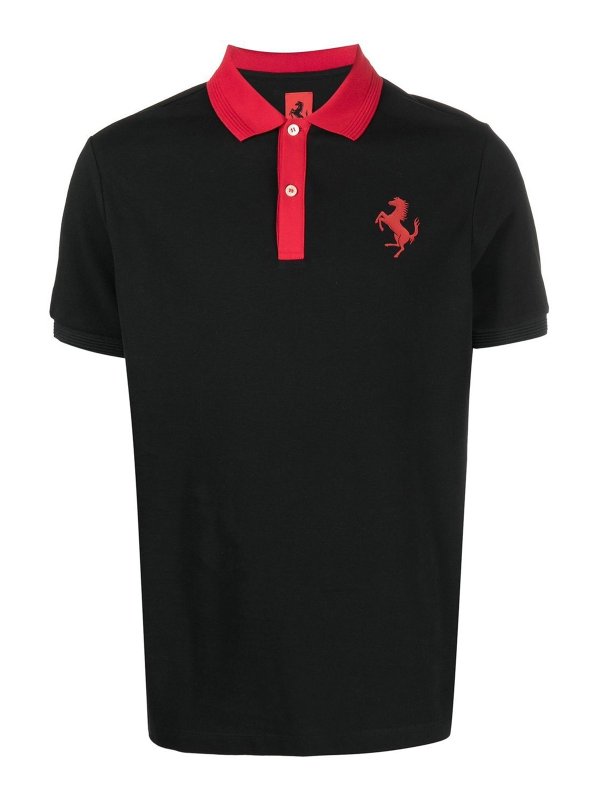 FERRARI: Polos - Polo - Negro