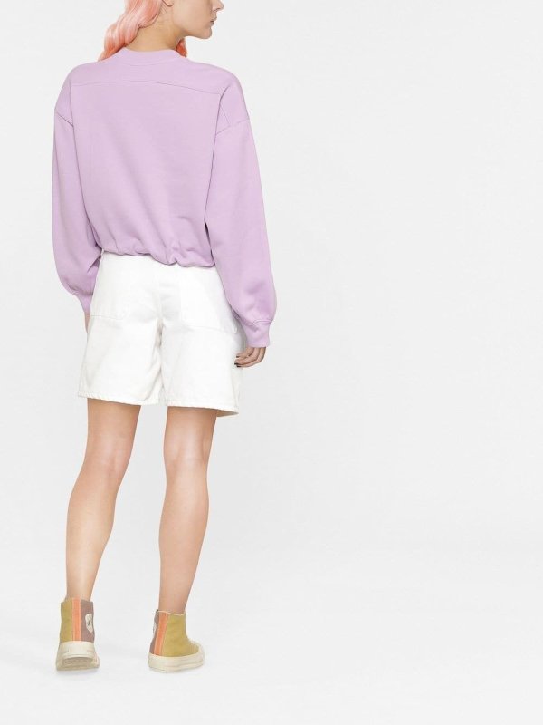 iKRIX PATOU: crew necks - Cropped logo-print sweatshirt