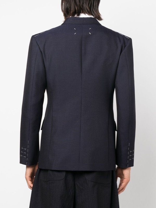 Maison Margiela: blazers online - Double-breasted blazer