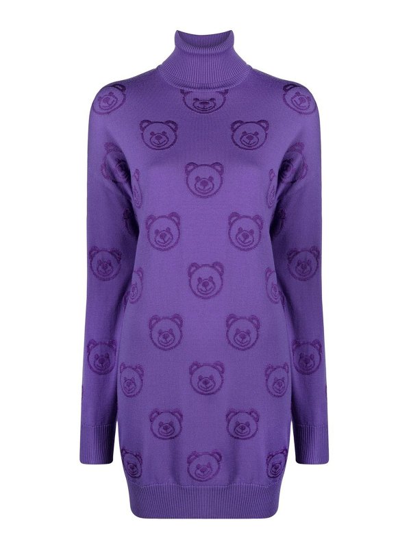 MOSCHINO: クルーネック - クルーネック - ブルー