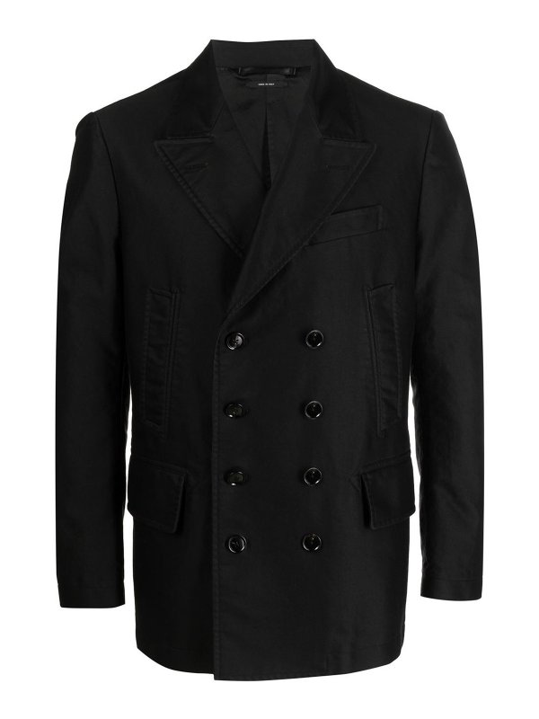 TOM FORD: short coats - Double-breasted coat