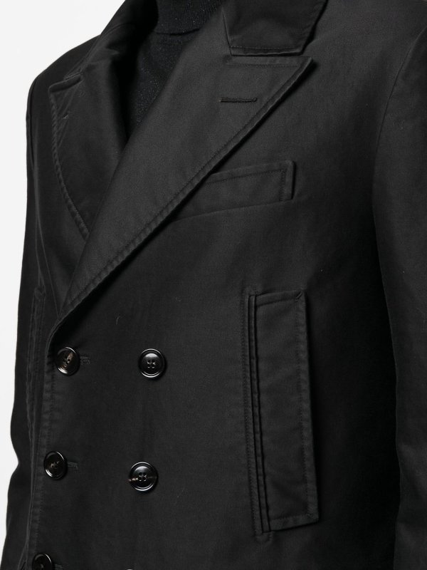 Double-breasted coat shop online: TOM FORD